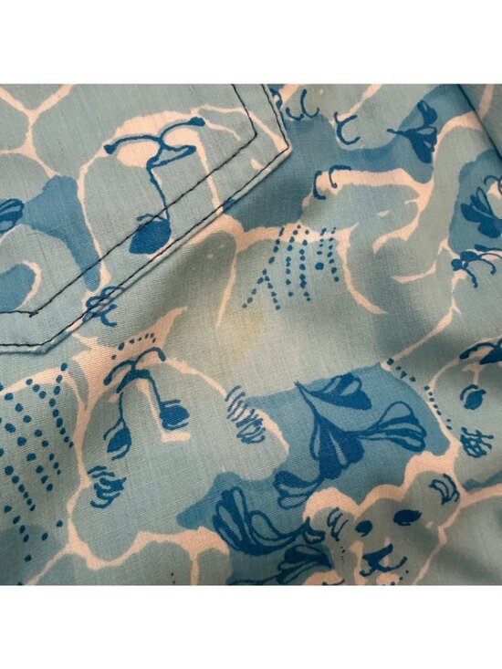 Vintage 1970s Lilly Pulitzer orange label printed pants - Picture 7 of 11